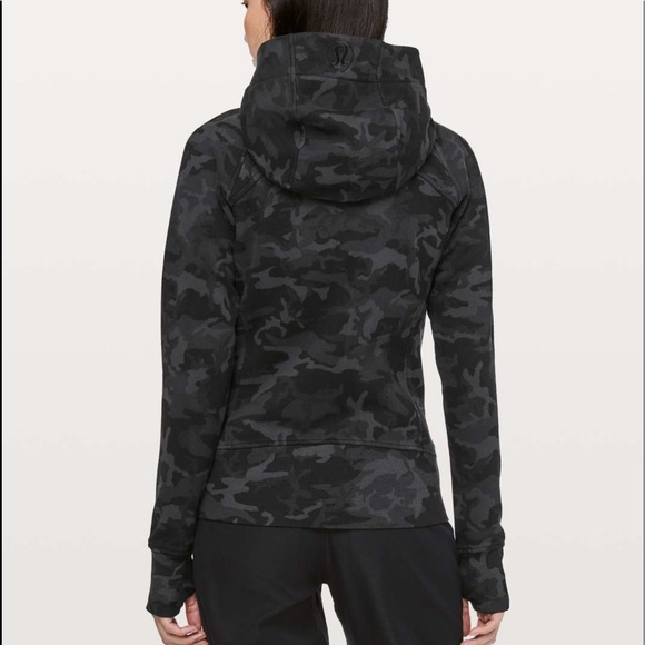 Black camo lululemon scuba jacket - Picture 2 of 3